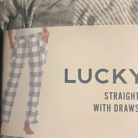 Lucky Brand 2pk Straight Leg Lounge Pants - Picture 5 of 11